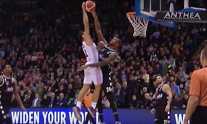 Η τρομερή τάπα του Εμπαγέ στον Τζέιμς στο Top 5 του Final 8 του Κυπέλλου Ιταλίας