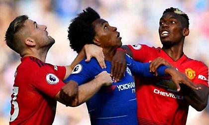 Οι ενδεκάδες από το Τσέλσι-Μάντσεστερ Γιουνάιτεντ