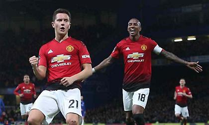 Τα highlights από τη νίκη-πρόκριση της Μάντσεστερ Γιουνάιτεντ στην έδρα της Τσέλσι