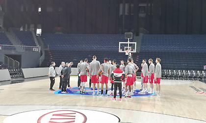 Η προπόνηση του Ολυμπιακού στο «Σινάν Ερντέμ» (video)