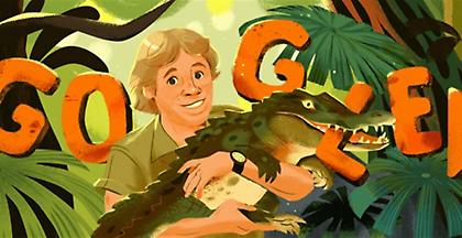 Αφιερωμένο στον «κροκοδειλάκια» το doodle της Google