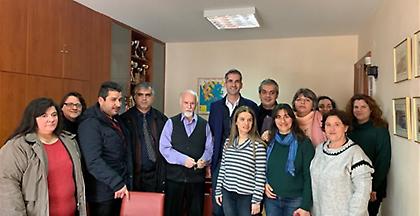 Μπακογιάννης στην Ομοσπονδία Τυφλών: «Παρεμβάσεις σε πεζοδρόμια και ράμπες»