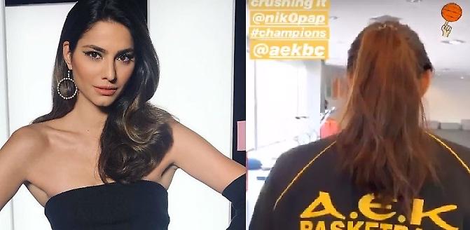 Η Ηλιάνα Παπαγεωργίου προπονείται με τα χρώματα της μπασκετικής ΑΕΚ (video)