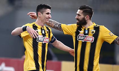 «Έκρυψε» την μπάλα η ΑΕΚ και την... εμφάνισε ο Μάνταλος για το 3-0 (video)