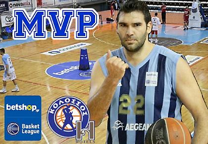 MVP του πρώτου γύρου στο πρωτάθλημα ο Μαυροειδής