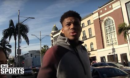 Το… ενοχλητικό TMZ την «έπεσε» στον Αντετοκούνμπο (video)