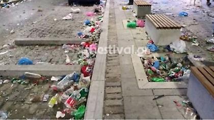 Θεσσαλονίκη: Χαμός στους δρόμους από τα σκουπίδια της Τσικνοπέμπτης