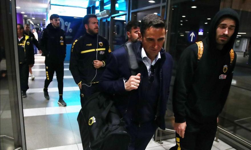 Έφτασε Θεσσαλονίκη η ΑΕΚ (pics)