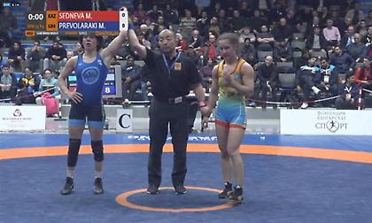 Χρυσό μετάλλιο για την Πρεβολαράκη στη Βουλγαρία