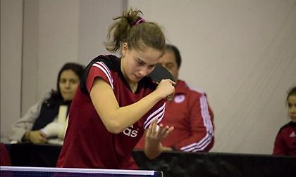 Η Τέρπου πρωταγωνίστρια την πρώτη μέρα του Πανελληνίου Πρωταθλήματος πινγκ πονγκ