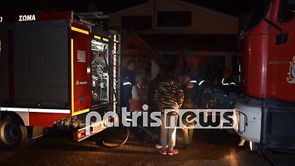 Τραγωδία στον Πύργο: Ηλικιωμένος τυλίχτηκε στις φλόγες μέσα στο σπίτι του