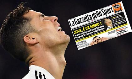 Ο ιταλικός Τύπος αμφισβητεί Κριστιάνο Ρονάλντο: «Έχει εξαφανιστεί από τα ραντάρ» (pic)