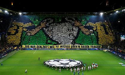 Τρομερό κορεό από τους οπαδούς της Ντόρτμουντ (video)