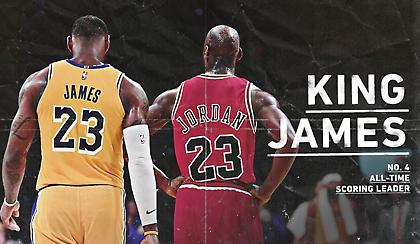 Ξεπέρασε τον Τζόρνταν σε πόντους ο ΛεΜπρόν