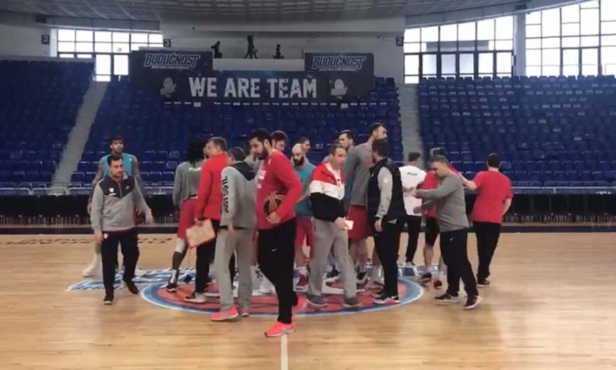 Το πρωινό χαλάρωμα του Ολυμπιακού στην Ποντγκόριτσα (video)