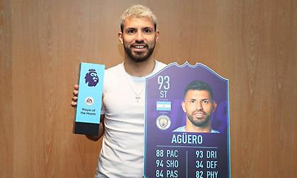 Παίκτης του μήνα στην Αγγλία ο Αγουέρο