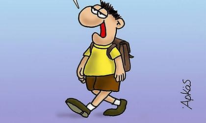 Επικό σκίτσο του Αρκά για τα αγγλικά του Τσίπρα