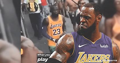 Ο Λεμπρόν πήγε... καρναβάλι (video)