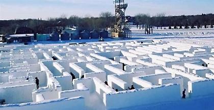 Καναδάς: Ο μεγαλύτερος λαβύρινθος από χιόνι στον κόσμο (VIDEO)