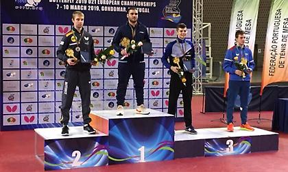 Ο Σγουρόπουλος πρωταθλητής Ευρώπης και στο Ευρωπαϊκό πινγκ πονγκ Under 21 !
