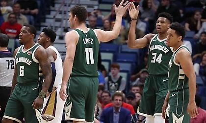 Εύκολη νίκη για Γιάννη και Μπακς (video)