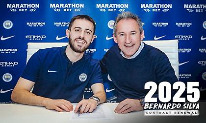 Ανανέωσε με τη Σίτι ως το 2025 ο Μπερνάρντο Σίλβα