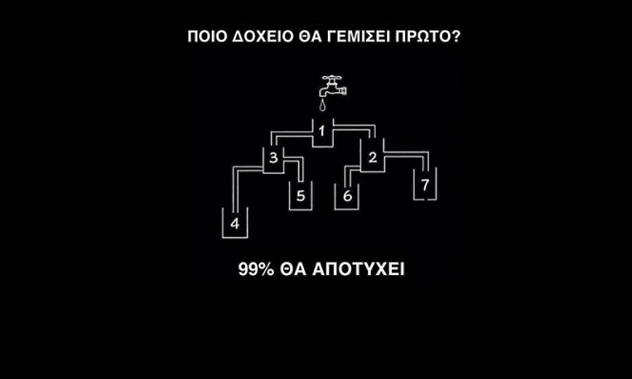 99/100 χάνουν: Μπορείς να λύσεις τον γρίφο που καίει το μυαλό σου;
