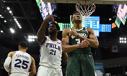 Ιστορικό ρεκόρ από τη μονομαχία Αντετοκούνμπο-Εμπίντ