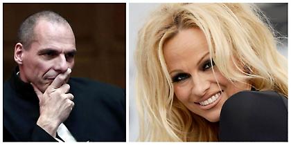 Κοινή εμφάνιση Βαρουφάκη - Πάμελα Άντερσον