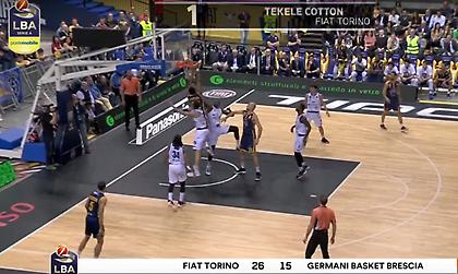 Τρομερό κάρφωμα Κότον στο Top 5 της ιταλικής λίγκας (video)