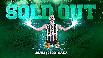 Sold out το Παναθηναϊκός-Ρεάλ!