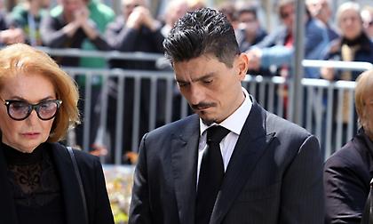 Ο Δημήτρης Γιαννακόπουλος στο τελευταίο «αντίο» του Θανάση (pics)