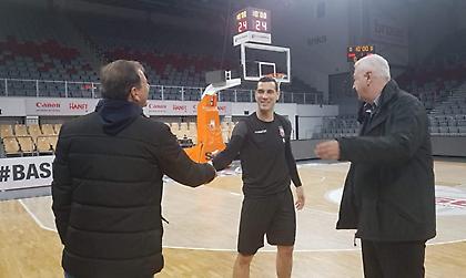 Τα είπαν Αγγελόπουλος-Ζήσης στην προπόνηση της ΑΕΚ (pics)