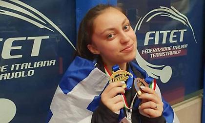 «Χρυσή» Μεσογειονίκης στο απλό U15 πινγκ πονγκ η Παπαδημητρίου, τρίτη η Ελλάδα στο ομαδικό