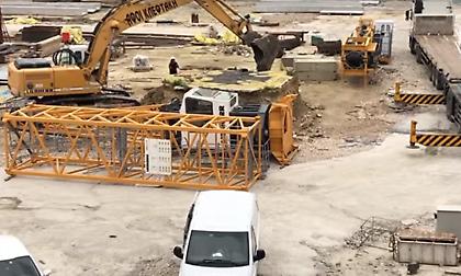 Αρχίζει η τοποθέτηση του στεγάστρου στην «Αγια-Σοφιά» (video)