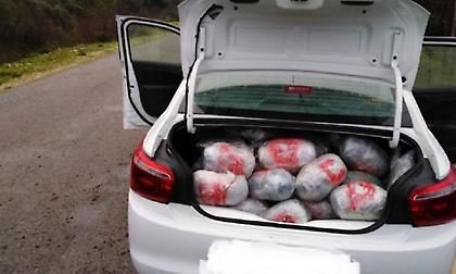 Φρένο σε φορτίο με 110 κιλά χασίς στην Θεσπρωτία