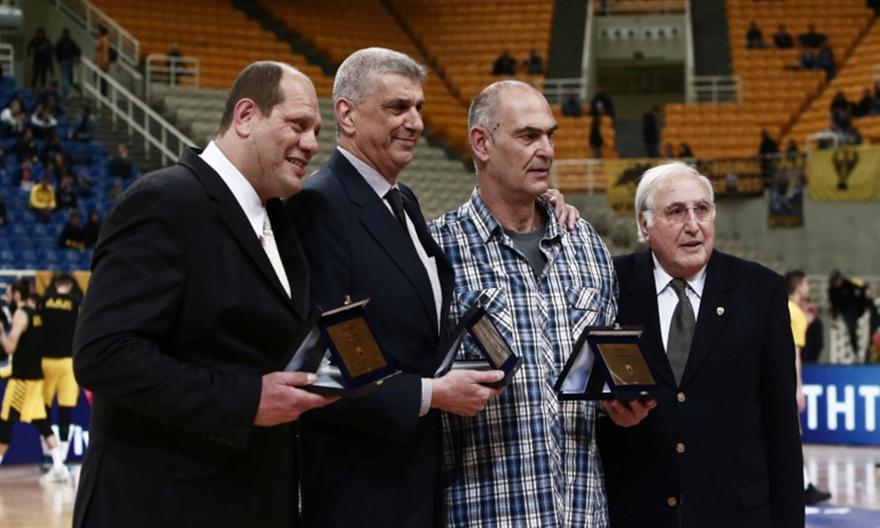 Τίμησε Αριδά, Λανέ και Αγιασωτέλη η ΑΕΚ
