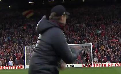 Η ιαχή νίκης του κόσμου της Λίβερπουλ και το ξέσπασμα του Κλοπ (vid)