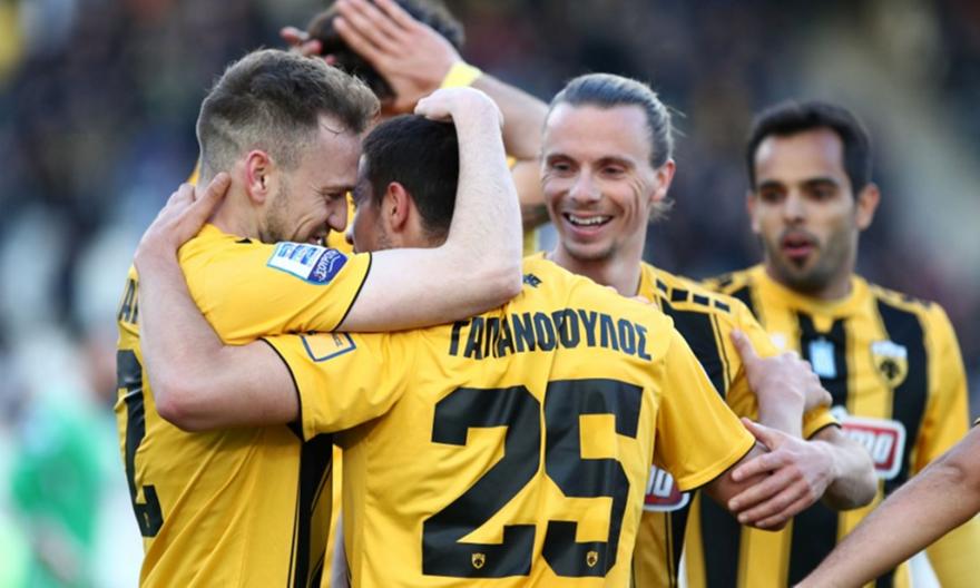 Η παρακάμερα της ΑΕΚ στο νικηφόρο 4-0 επί του Παναιτωλικού (video)