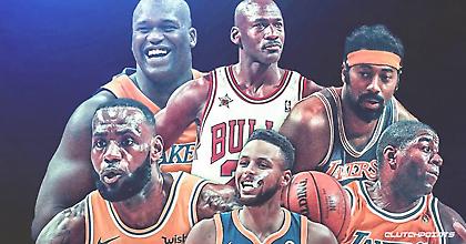 Ο Στεφ Κάρι επιλέγει την καλύτερη πεντάδα όλων των εποχών