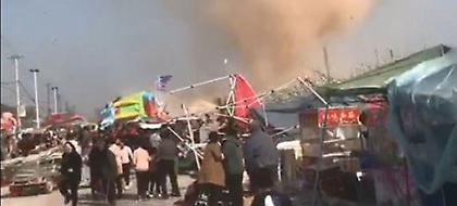 Τραγωδία στην Κίνα: Ανεμοστρόβιλος παρέσυρε φουσκωτό κάστρο-Δύο παιδιά νεκρά, 20 τραυματίες