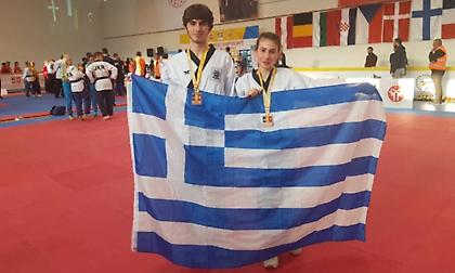 Χάλκινο μετάλλια για τους Ξυλά/Κολοβό στο Ευρωπαϊκό Πρωτάθλημα Poomsae τάε-κβον-ντο