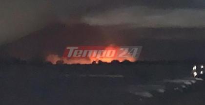 Ηλεία: Ολονύχτια μάχη με τις φλόγες στο δάσος Στροφυλιάς