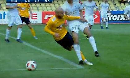 Το πέναλτι... εκτός περιοχής που έδωσε προβάδισμα πρόκρισης στην ΑΕ Λεμεσού (video)