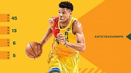 Έτσι κατατρόπωσε τους Σίξερς ο Αντετοκούνμπο (video)