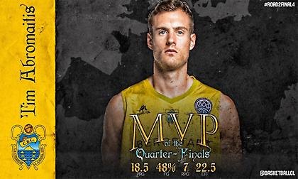MVP των προημιτελικών του BCL ο Αμπρομάιτις!