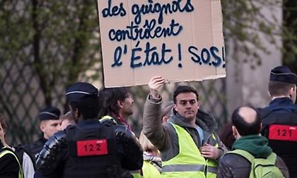 Ασθενέστερη από κάθε άλλη φορά η 21η κινητοποίηση των Κίτρινων Γιλέκων