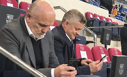 Κατασκόπευσε τη Μπαρτσελόνα ενόψει Τσάμπιονς Λιγκ ο Σόλσκιερ