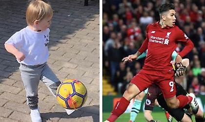 Ο γιος του Τζέραρντ… ντύθηκε Φιρμίνο (pic)