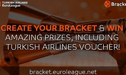 Ευρωλίγκα: Συμπλήρωσε σωστά το «EuroLeague Bracket» και κέρδισε μοναδικά δώρα!